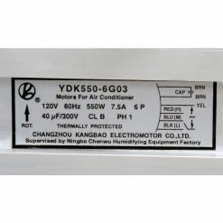 Replacement Motor for 30" Evaporative Cooler, Model 600543 -HVAC Hardware & Parts Shop 292221 06