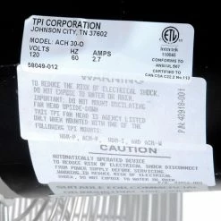 TPI ACH30O,30 Inch Fan Head Oscillating 1/4 HP 4,300 CFM -HVAC Hardware & Parts Shop 795903 06