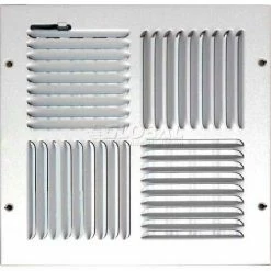 Speedi-Grille Ceiling Or Wall Register With 4 Way Deflection SG-1010 CW4 10" X 10"