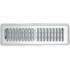 Speedi-Grille White SG-210 FLW Floor Register With 2 Way Deflection 2" X 10"