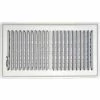 Speedi-Grille White SG-610 FLW Floor Register With 2 Way Deflection 6" X 10"