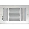 Speedi-Grille Ceiling Or Wall Register With 3 Way Deflection SG-612 CW3 6" X 12"