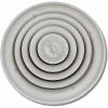 Speedi-Grille Round Ceiling Vent Register Cover Adj. Bowtie Damper SG-RCR 06 6"