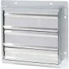 Air Conditioning Products Galvanized Frame Wall Exhaust Shutter with Aluminum Blades Rear Flange 10" - 556-STD 10