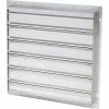 Air Conditioning Products Galvanized Frame Wall Exhaust Shutter with Aluminum Blades Rear Flange 18" - 556-STD 18