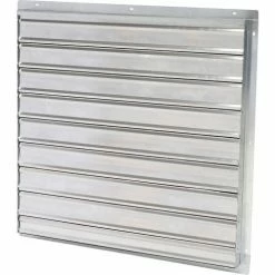 Air Conditioning Products Galvanized Frame Wall Exhaust Shutter with Aluminum Blades Rear Flange 39" - 556-STD 39 SP