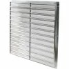 Air Conditioning Products Galvanized Frame Wall Exhaust Shutter with Aluminum Blades Rear Flange 60" - 556-STD 60
