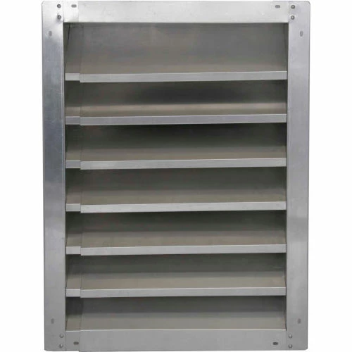 Air Conditioning Products High Aluminum Fixed-Height Adjustable Width Louver 48" - AAFL 48-3648 1 Air Conditioning Products High Aluminum Fixed-Height Adjustable Width Louver 48" - AAFL 48-3648