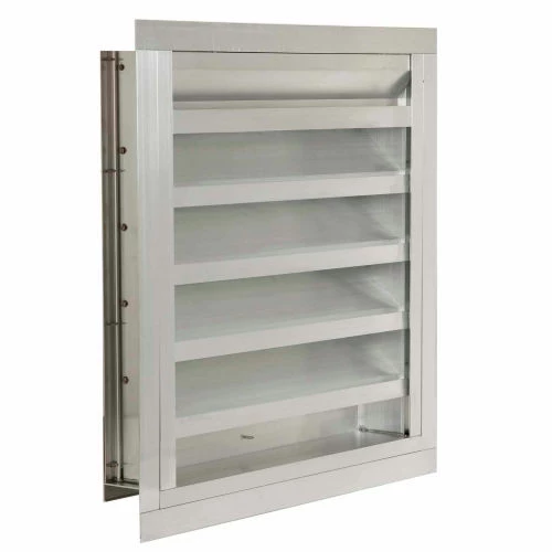 Air Conditioning Products Combination Louver / Damper with Flange 24"W x 48"H - ACL-F-24x48 1 Air Conditioning Products Combination Louver / Damper with Flange 24"W x 48"H - ACL-F-24x48
