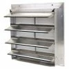 Air Conditioning Products Aluminum Wall Exhaust Shutter, Rear Flange 14" - EAS-MF 14