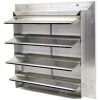 Air Conditioning Products Aluminum Wall Exhaust Shutter, Rear Flange 36" - EAS-MF 36 SP