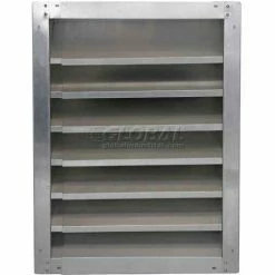Air Conditioning Products High Galvanized Fixed-Height Adjustable Width Louver 42" - GAFL 42-2442