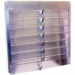 Air Conditioning Products Combination Louver / Damper with Flange 36" - ACL-F 36 -HVAC Hardware & Parts Shop ACL F BACK 1