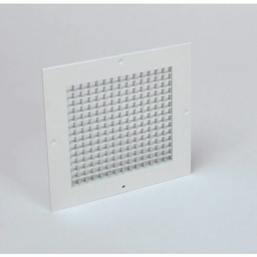 American Louver Eggcrate Return Grille, Surface Mount, 10" x 10", White, PK5 1 American Louver Eggcrate Return Grille, Surface Mount, 10" x 10", White, PK5