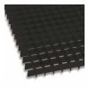 American Louver Eggcrate Grille Panel, Aluminum, Black, PK2