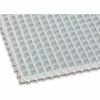 American Louver Sight-Guard Eggcrate Panel, Angled 45 degrees, Aluminum, White, PK5