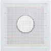 American Louver Stratus Plastic Return Filter Grille, 10" Duct, T-grid, White