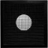 American Louver Stratus Plastic Return Filter Grille, 8" Duct, T-grid, Black