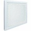 American Louver Stratus Plastic Return Filter Grille, 20" Square Duct, T-grid, White