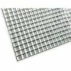 American Louver Eggcrate Panel, Plastic, Chrome, PK2