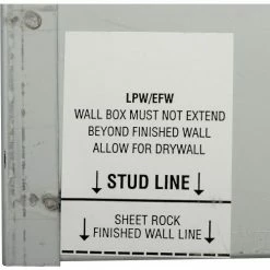 King Electric King Recess Wall Can UWIC Grey For EFW Series -HVAC Hardware & Parts Shop B2006581 03
