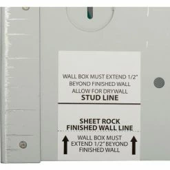 King Electric King Recess Wall Can UIC Grey For W/WHF Series -HVAC Hardware & Parts Shop B2006582 03
