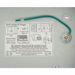 King Electric King Recess Wall Can with Flange UICF Grey For W/WHF Series 6 King Electric King Recess Wall Can with Flange UICF Grey For W/WHF Series -HVAC Hardware & Parts Shop B2006583 02