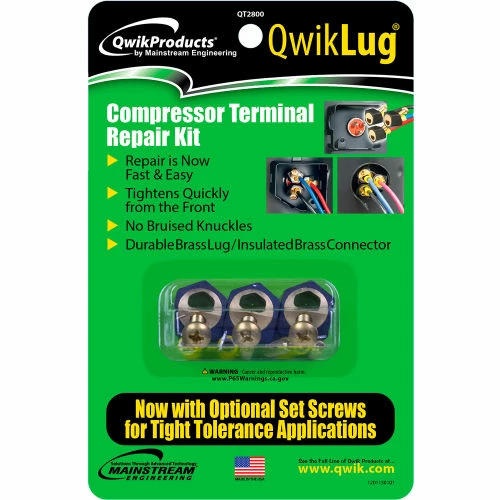 Qwik Products 3 Terminal Repair Lugs QT2800 Spades Without Wire - Pkg Qty 10 2 Qwik Products 3 Terminal Repair Lugs QT2800 Spades Without Wire - Pkg Qty 10 - Image 2
