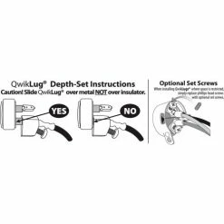 Qwik Products 3 Terminal Repair Lugs QT2812 - 12AWG, 2' Leads With Nut - Pkg Qty 10 17 Qwik Products 3 Terminal Repair Lugs QT2812 - 12AWG, 2' Leads With Nut - Pkg Qty 10 -HVAC Hardware & Parts Shop B2097344 08