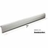Baseboarders® Premium Series 7 ft Steel Easy Slip-on Baseboard Heater Cover, White