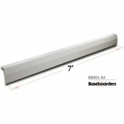 Baseboarders® Premium Series 7 ft Steel Easy Slip-on Baseboard Heater Cover, White 22 Baseboarders® Premium Series 7 ft Steel Easy Slip-on Baseboard Heater Cover, White -HVAC Hardware & Parts Shop BU7 BB001 84