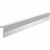Baseboarders® Basic Series 4 ft Steel Easy Slip-on Baseboard Heater Cover, White