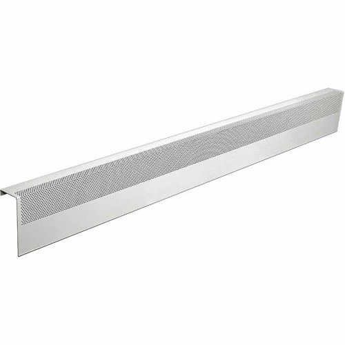 Baseboarders® Basic Series 5 ft Steel Easy Slip-on Baseboard Heater Cover, White 1 Baseboarders® Basic Series 5 ft Steel Easy Slip-on Baseboard Heater Cover, White