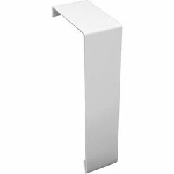 Baseboarders® Basic Series Steel Easy Slip-on Baseboard Heater Cover Coupler, White