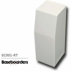 Baseboarders® Premium Series Steel Easy Slip-on Baseboard Right Side CLOSED Endcap, White 22 Baseboarders® Premium Series Steel Easy Slip-on Baseboard Right Side CLOSED Endcap, White -HVAC Hardware & Parts Shop BU7 EC001 RT