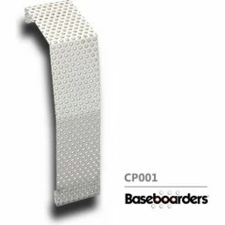 Baseboarders® Premium Series Steel Easy Slip-on Baseboard Heater Cover Coupler, White