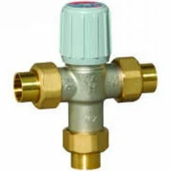 Honeywell AM-1 Series 3/4" Union Sweat Lead Free Mixing Valve 70° F-145F°