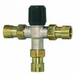 Honeywell AM-1 1070 Series 1" Union NPT Lead Free Mixing Valve 70° F-120F°