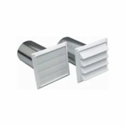 Fantech Supply & Exhaust Hoods (Pair) COM 5P 5" White Plastic