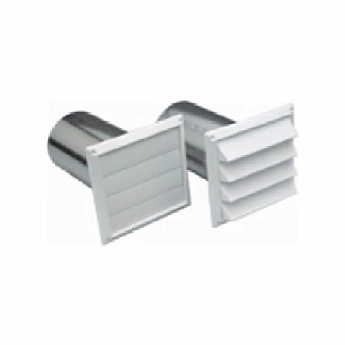 Fantech Supply & Exhaust Hoods (Pair) COM 5P 5" White Plastic 1 Fantech Supply & Exhaust Hoods (Pair) COM 5P 5" White Plastic