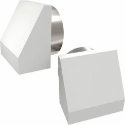 Fantech Supply & Exhaust Hoods (Pair) COM 6M 6" Metal