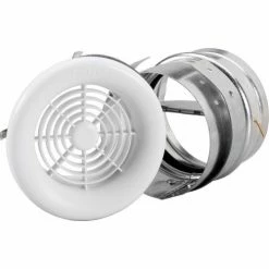 Fantech Designer Exhaust Grille DGD4, With Collar/Damper, 4" Duct