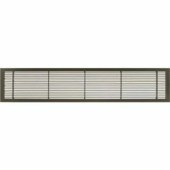Architectural Grille AG10 Series 4" x 8" Solid Alum Fixed Bar Supply/Return Air Vent Grille, Antique Bronze