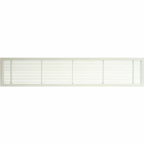 Architectural Grille AG10 Series 4" x 12" Solid Alum Fixed Bar Supply/Return Air Vent Grille, White-Matte 1 Architectural Grille AG10 Series 4" x 12" Solid Alum Fixed Bar Supply/Return Air Vent Grille, White-Matte