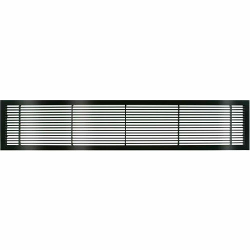 Architectural Grille AG10 Series 4" x 14" Solid Alum Fixed Bar Supply/Return Air Vent Grille, Black-Gloss 1 Architectural Grille AG10 Series 4" x 14" Solid Alum Fixed Bar Supply/Return Air Vent Grille, Black-Gloss
