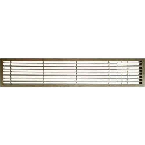 Architectural Grille AG10 Series 4" x 24" Solid Alum Fixed Bar Supply/Return Air Vent Grille, Antique Bronze w/Door 1 Architectural Grille AG10 Series 4" x 24" Solid Alum Fixed Bar Supply/Return Air Vent Grille, Antique Bronze w/Door