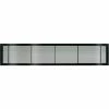Architectural Grille AG10 Series 4" x 36" Solid Alum Fixed Bar Supply/Return Air Vent Grille, Black-Gloss