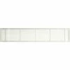 Architectural Grille AG10 Series 6" x 10" Solid Alum Fixed Bar Supply/Return Air Vent Grille, White-Gloss