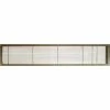 Architectural Grille AG10 Series 6" x 48" Solid Alum Fixed Bar Supply/Return Air Vent Grille, Antique Bronze w/Door