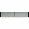 Architectural Grille AG10 Series 8" x 8" Solid Alum Fixed Bar Supply/Return Air Vent Grille, Black-Matte